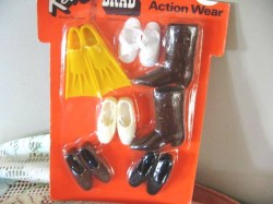 1970 KEN AND  BRAD BARBIE MR DOLLS JAPAN FOOTWEAR NEW IN PKG